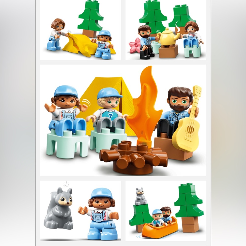 LEGO DUPLO Colorful Camping Adventure Set 10946 - Picture 3 of 9